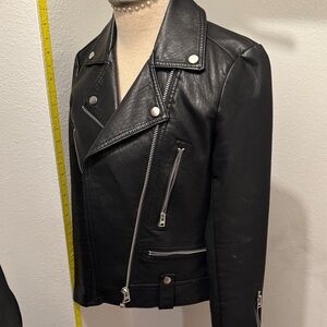 Women's Black Leather Jacket